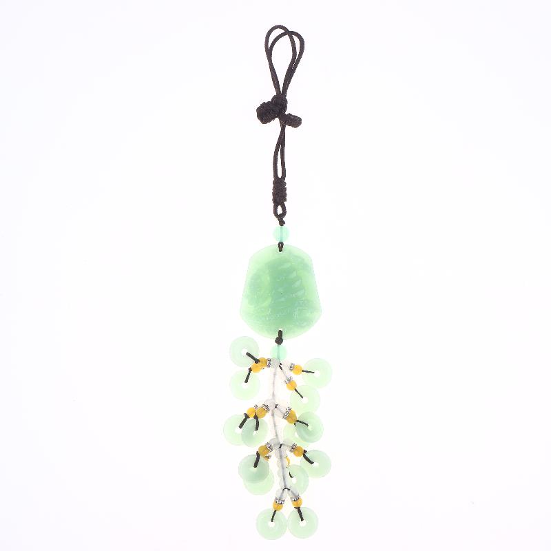 1Pc Chinese Luck Car Accessory Rearview Mirror Pendant Suitable For For Asian Culture Decor & Driving Amulet