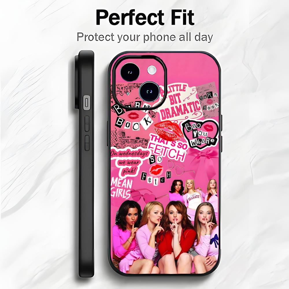 Teen Comedy American Movie M-Mean Girls Phone Case Phone Case Soft Packaging Lightweight For iPhone17 16 15 14 13ProMax