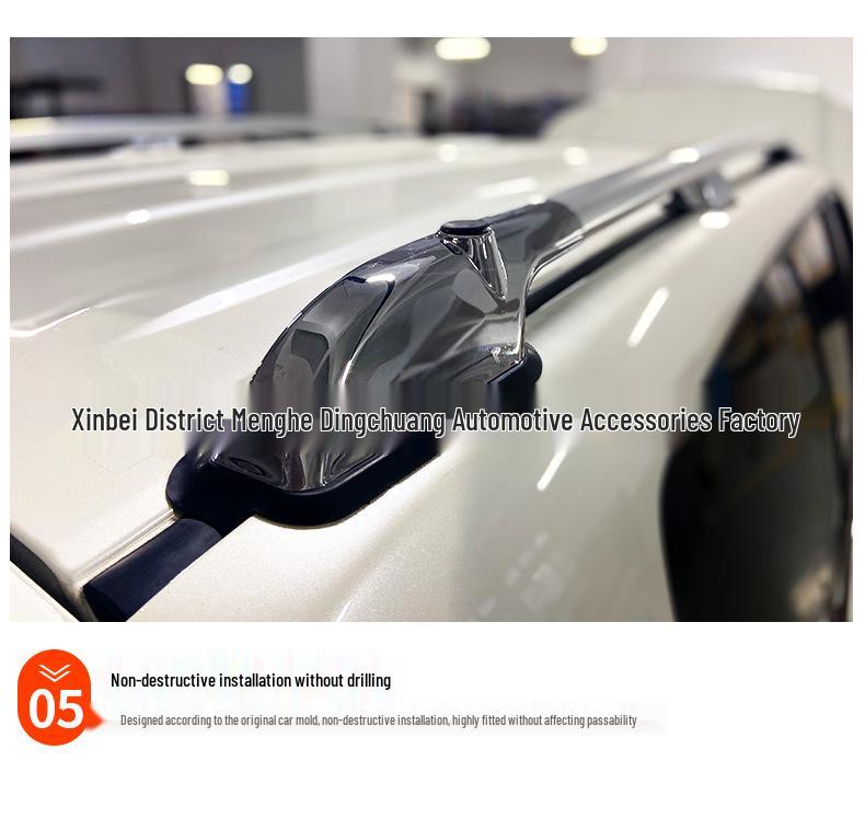 Electroplated Roof Rack for 08-20 Land Cruiser LC200 - High-Configuration Modification