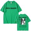 Rock Band Type O Negative Peter Steele T Shirts Unisex Women Vintage Metal Gothic Tshirt Male Casual Oversized Pure Cotton Tshirts