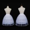 Petticoat Crinoline 20in White Hoop Skirt Victorian Costume Half Slips for Women