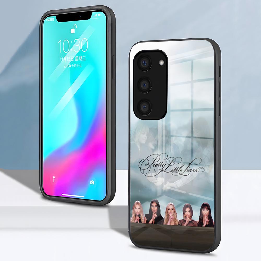 Pretty Little Liars Phone Case For Samsung S26 S25 S24 FE S23 S22 S21 Plus S20 Ultra Note20Ultra Black Glass Cover