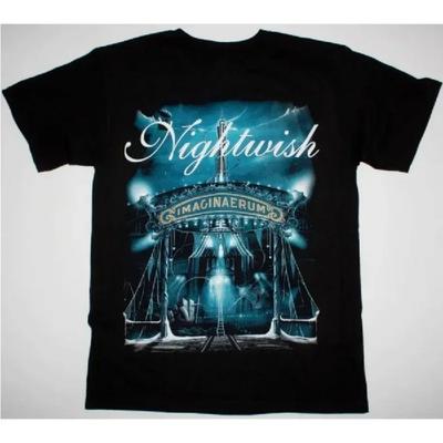 2024 mangas largas o cortas NIGHTWISH IMAGINAERUM 2011 SYMPHONICReimpresión Camiseta de Algodón de Manga Corta ropa anime hombre