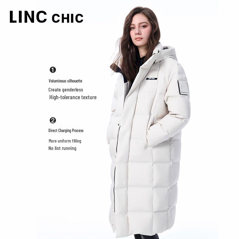 Jinyujie 2025 Winter Unisex 90% Goose Down Puffer Coat