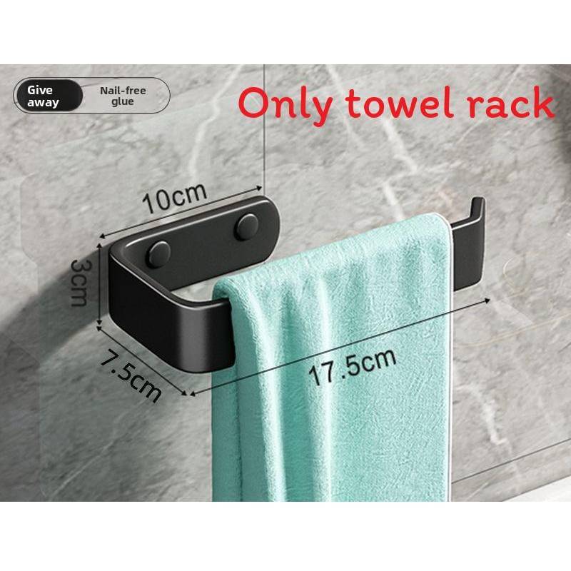 Modern Minimalist Aluminum Towel Bar For Hotel Bathroom With Antibacterial Coating