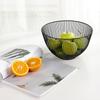 Nordic Style Iron Drain Basket Fruit Bowl for Living Room Kitchen Supplies