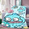Cartoon Cute HANGYODON Soft Flannel Blanket Bedroom Sofa Picnic, Outdoor Leisure Gift BlanketW-1