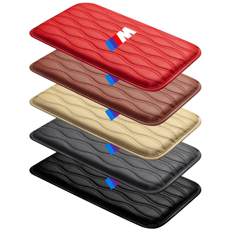 1Pcs Leather Auto Armrest Pads Protective Waterproof Hand Cushion For BMW Performance Power M1 M2 M3 M4 M5 M6 M8 E36 E60 E46 E39 E46 E90 E60 F07 F10