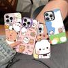 Character Bubu And Dudu Phone Case For IPhone 16 15 14 13 12 11 17 Pro MAX Plus Pro Matte Shockproof Cover