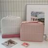 Standable Women Makeup Bag Solid Color Travel Luggage Bag Portable Cosmetic Organizer  Daily