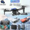 E99Pro Mini RC Drone 4K Professional Wide Angle Dual HD Camera Foldable Helicopter 5G WiFi FPV Height Hold