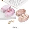 Jewelry Box Velvet Ring Organizer For Engagement And Wedding Gifts