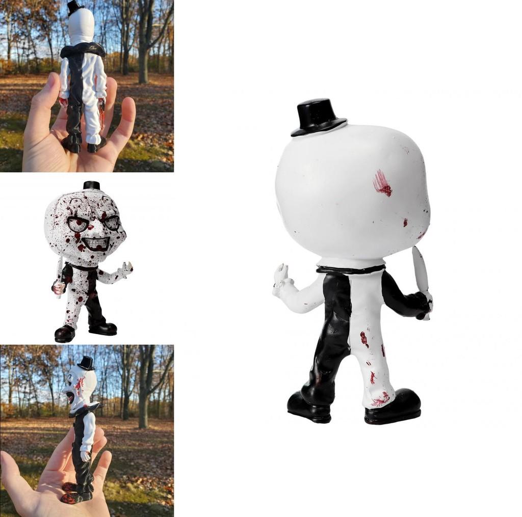 Creative Halloween Resin Soul Reaper Clown Decorative Tabletop Craft With Modern Minimalist Style