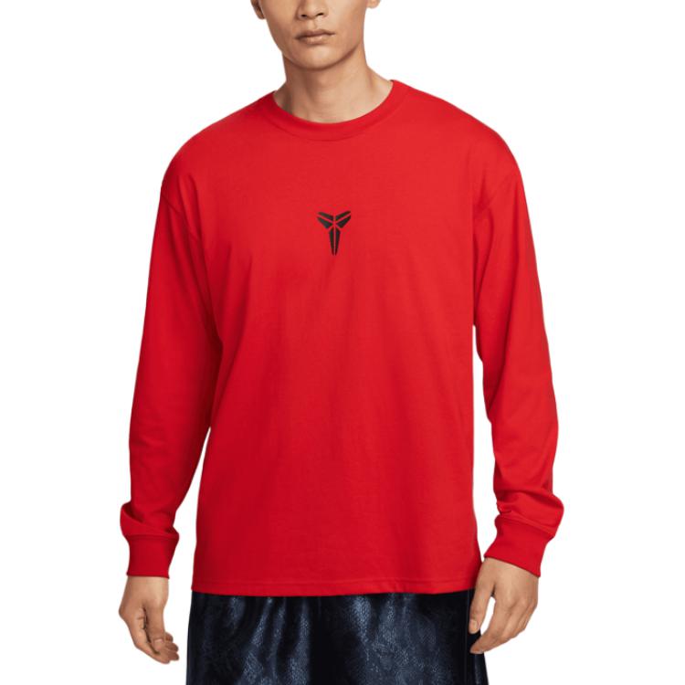 Nike Year Of The Mamba Limited Edition Casual Fashion Long Sleeve T-Shirt Men Tops Red IB0242-657
