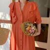 Rellawear Women Pencil Frill Dress 5 Color 250521 Hy18