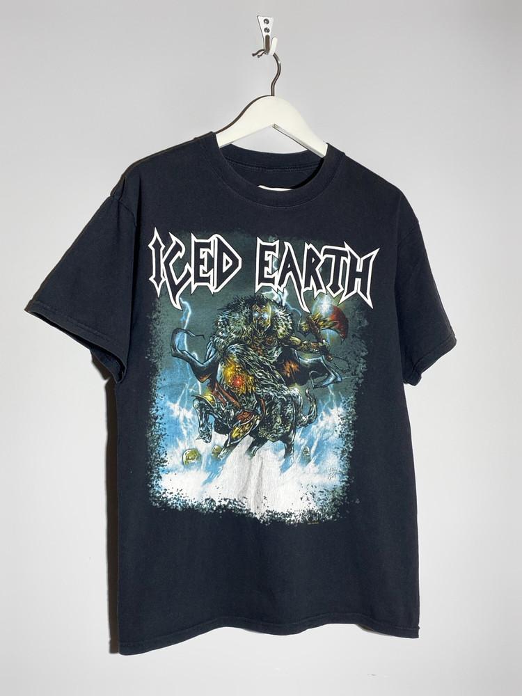 NEUES Iced Earth Band Album Musik T-Shirt S-5XL Schwere Baumwolle Schwarz C296 Unisex T-Shirt