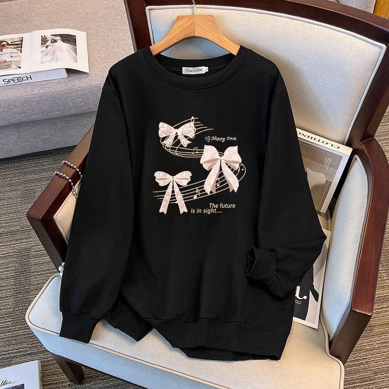 Plus Size Autumn Hoodie for 200-350 Jin, Loose Fit, Bust 150/160