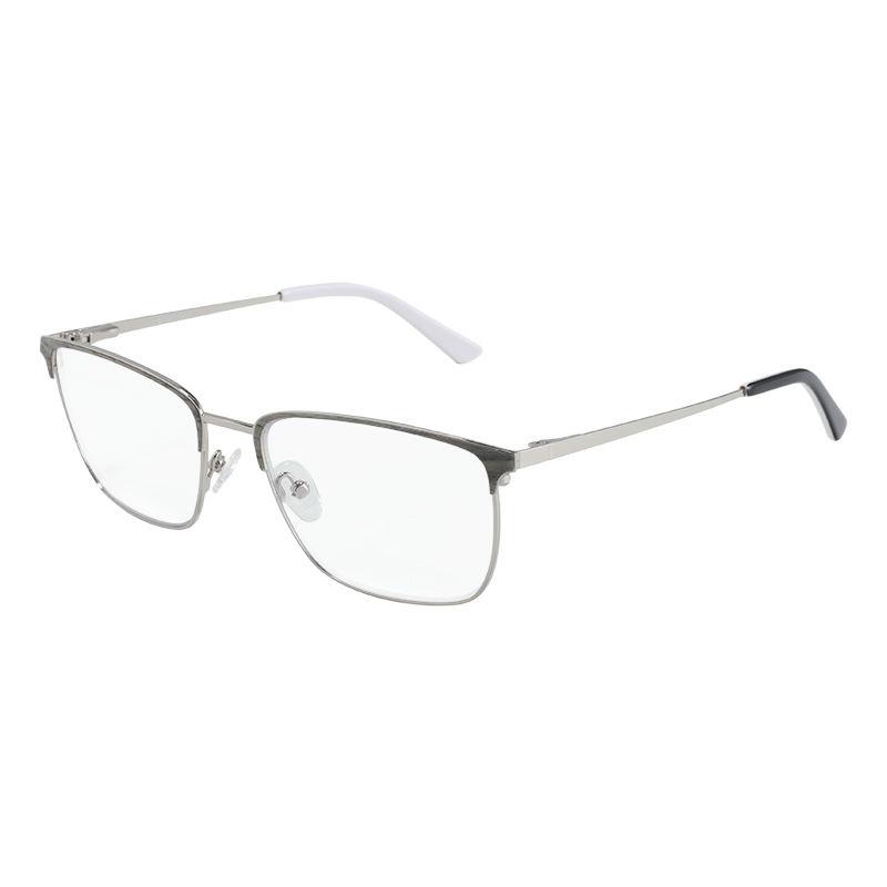 

ZENOTTIC металлические очки по рецепту, прямоугольные, прогрессивные, оптические очки для мужчин, полная оправа, анти-синий свет, близорукие очки Single Version&1.56&None