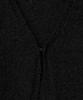 Noirer For Woman Feathery Open Cardigan (Black)