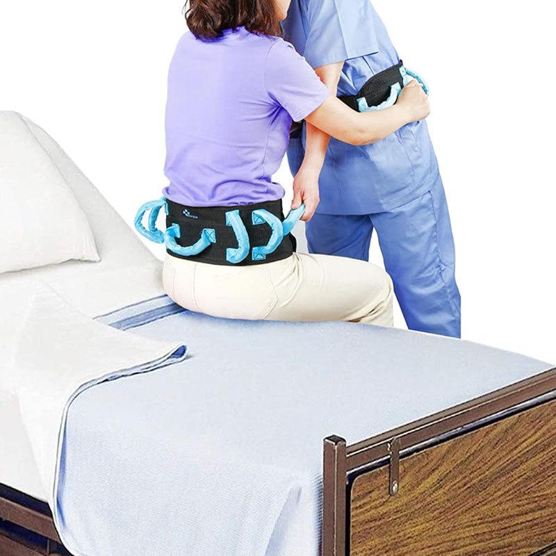 Elderly Waist Traction Assist Belt with Handle, Non Slip Support, Adjustable and Breathable for Patient Care Walking Belt