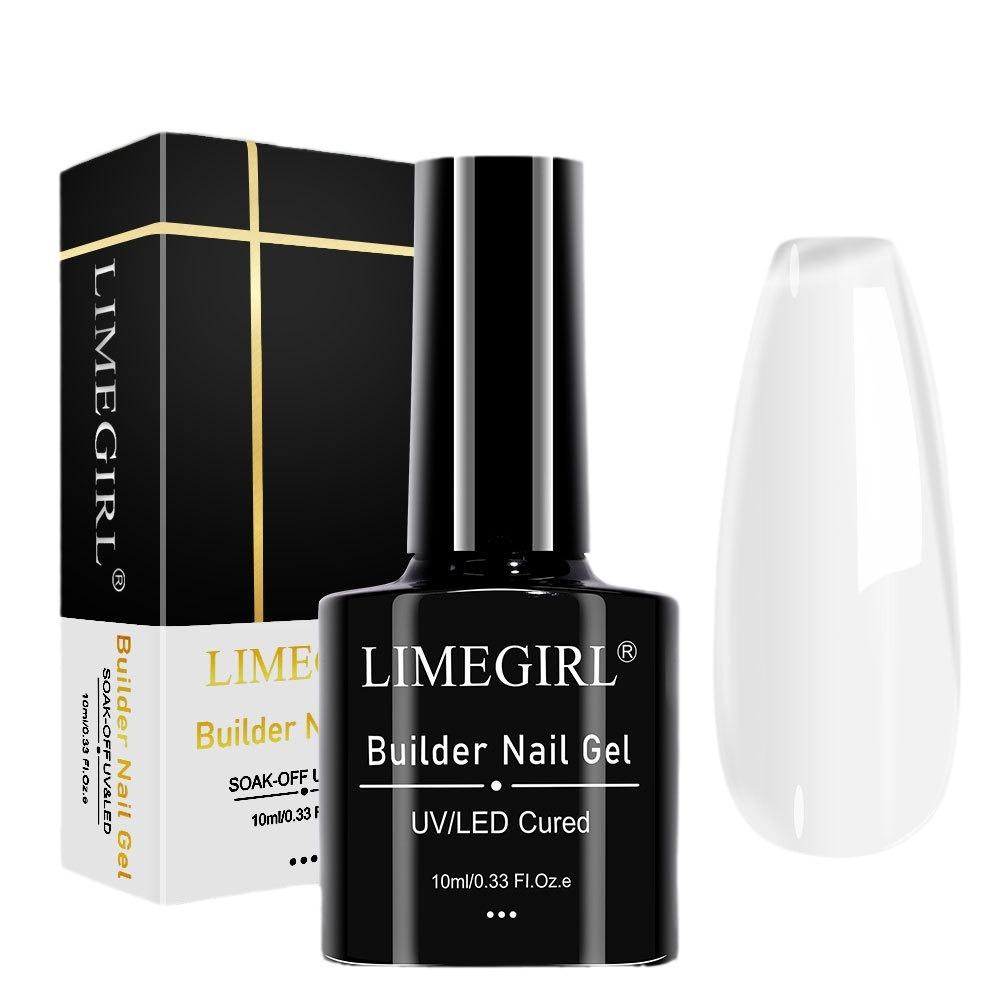 7-in-1 Nail Glue for Press On Nails Base Coat Builder Gel Extension Gel UV Soak Off for Short/Long Nails 15ml Nail Adhesive