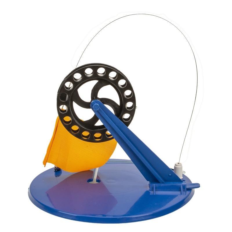 Ice Fishing Tip Up Easy To Carry Durable Spool High Visibility Orange Flag Winter Fishing Supply for Outdoor Ice Trips