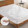 1Pc Mattress Protector, Fitted Sheet with Stretchable Pockets, Deep Sleep Noiseless Soft Winter Warm, Breathable, Non-Slip