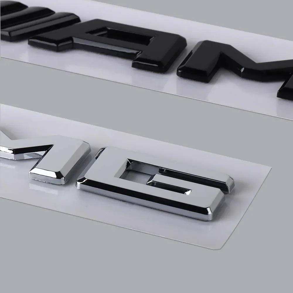 1Pcs Car Letter Badge Center Console Decoration Tail Trunk Stickers For Mercedes benz AMG W203 W204 W205 W176 W211 GLA CLA GLK