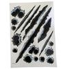NEW 1Pcs Funny Car Stickers 3D Bullet Hole Car Side Car-covers Motorcycle Scratch Realistic Bullet Hole Waterproof Accessories