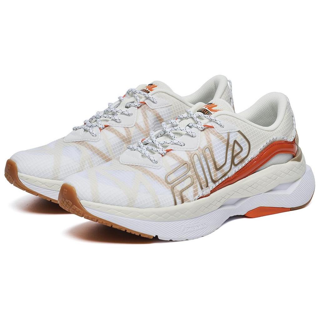 Fila Cyber Mesh Fabric TPU Comfortable Versatile Low-Top Casual Shoes Women Sneaker White A12W222133FPT