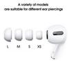 Premium Weiche Silikon-Ohrstöpsel Geeignet für Apple Airpods Pro 1. 2. Ultra-Komfort Anti-Rutsch Ersatz-Ohrstöpsel XS/S/M/L