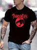 ThunderCats Graphic T-shirt - Red & Black Anime Design with Lion Character