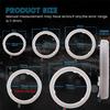 2PCS LED Angel Eyes Lights RGB APP Bluetooth Halo Rings For Car Motorcycle Truck