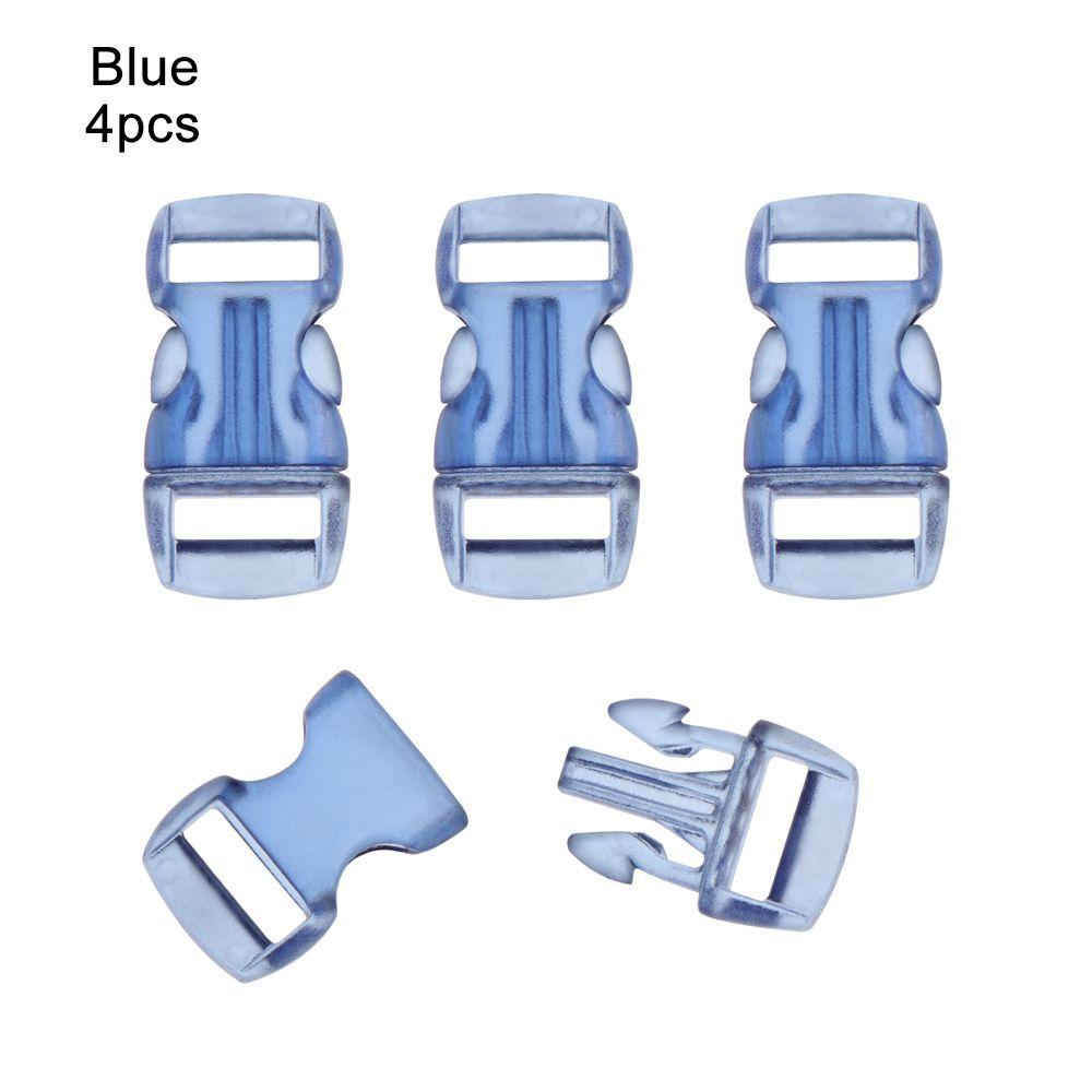 Accessories Curved Side Release Buckle Dog Collar Strap Camp Bag Parts Webbing Outdoor Tool 4pcs