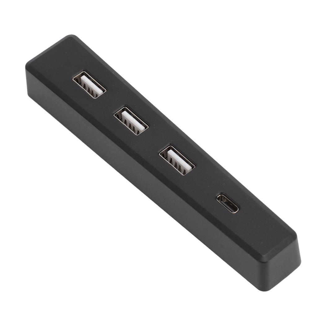 Multi Ports Game Console Hub for PS5 Multifunction 3 Port USB and 1 Port Type C Plug and Play Hub for PS5 Game Console