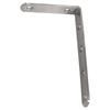 ABUL-5Pcs 125X75mm L Shape Stainless Steel Shelf Corner Brace Angle Bracket