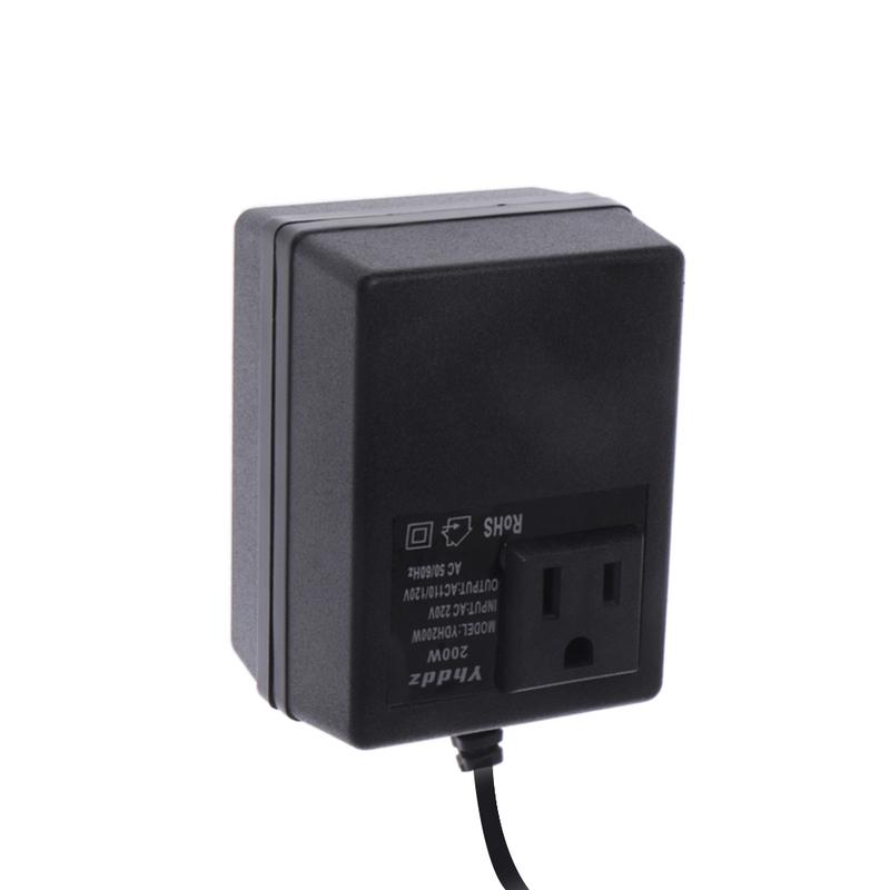 AC Power Adapter 200W EU 220V To 110V Voltage Step Down Travel Voltage Transformer Converter