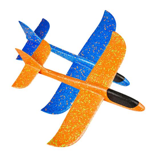 Large Foam Glider with Loop Roll Capability Hand Throw Airplane Toy for Kids Outdoor Flying Toy for Boys Girls Crash-Resistant Outdoor Toy for