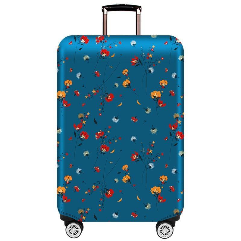 Luggage Case Thin Protective Cover Cartoon Pattern Trolley Travel Leather Box