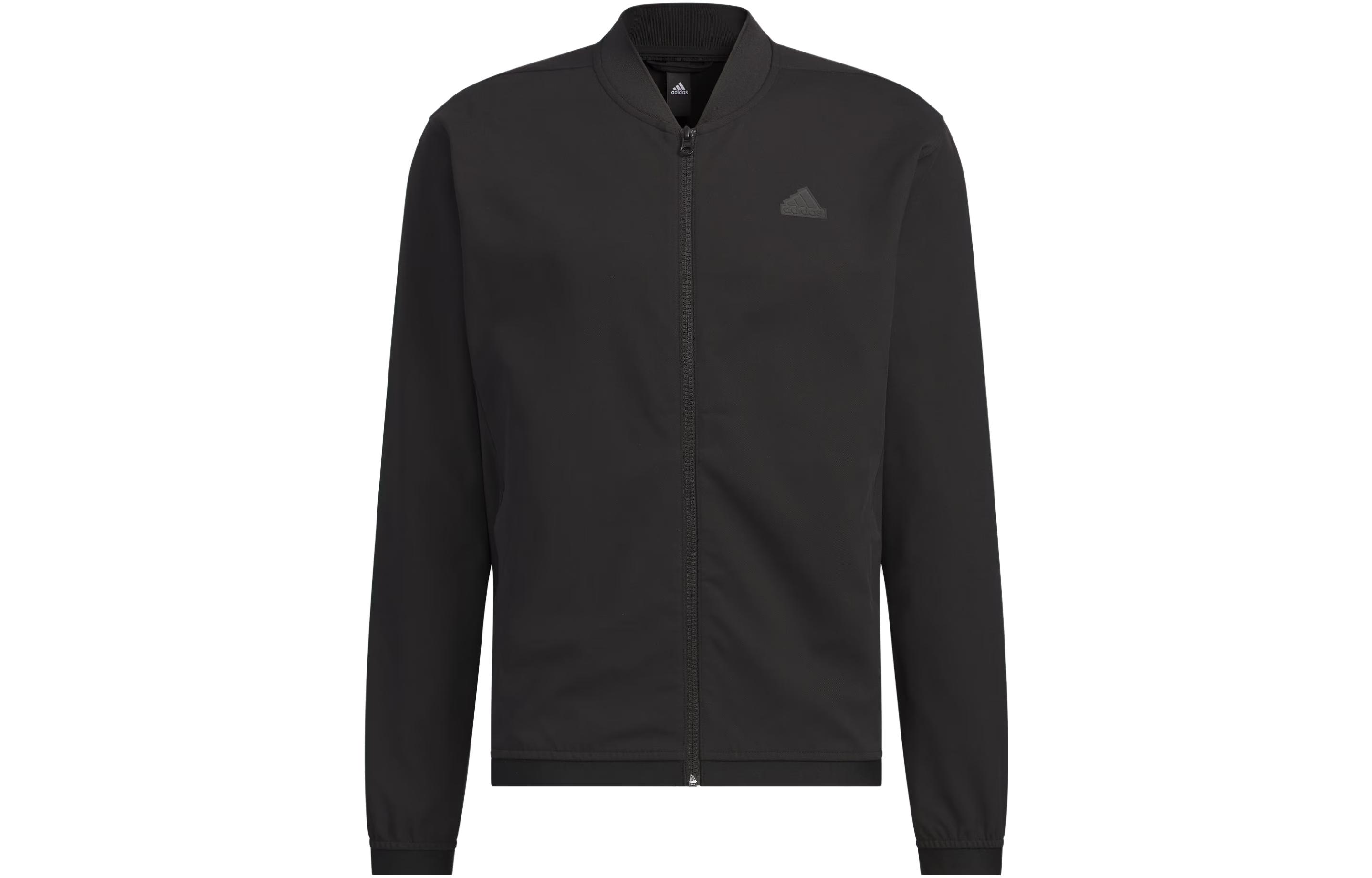 Adidas Jackets Men s Black Baseball Collar Moderate IS4957 M