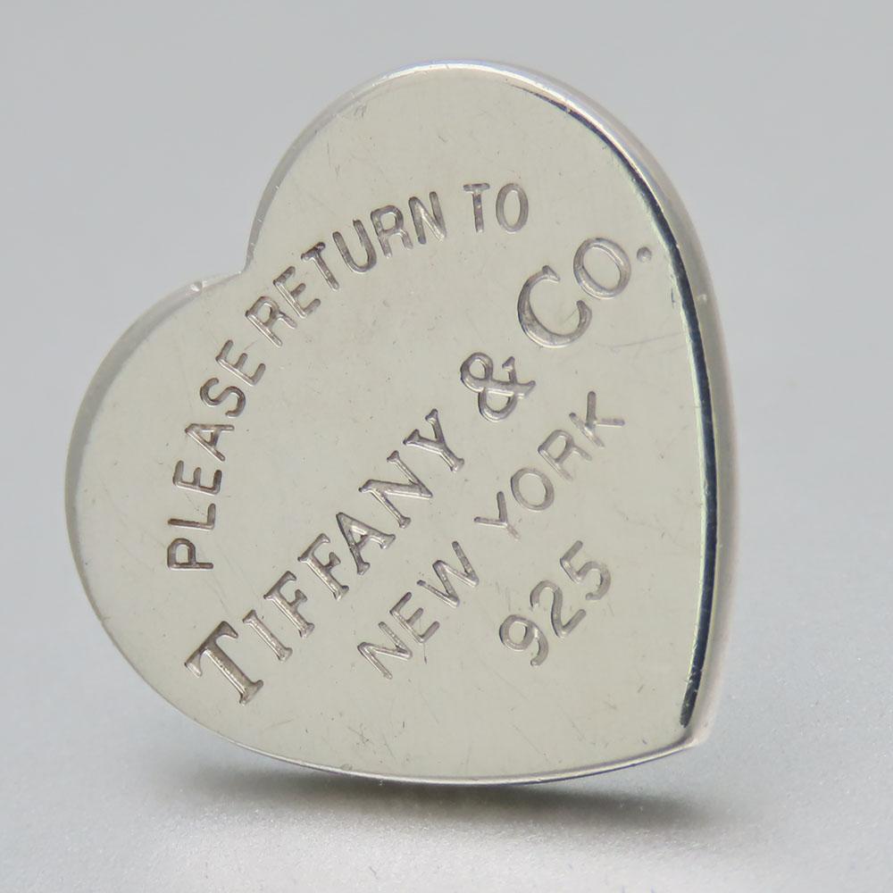 Used TIFFANY&Co. Pierce Lean-to Silver925 3.3g Silver Heart Tag