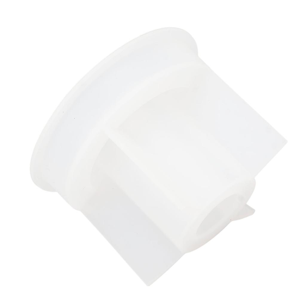 Candle Holder Mold DIY Round Shape Soft Washable Medium Silicone Candle Base Mold White