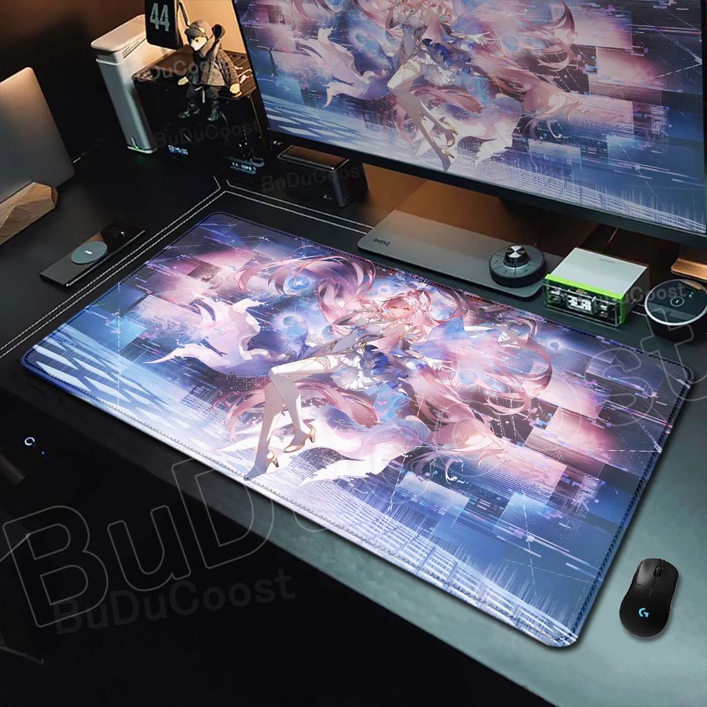Wuthering Waves Mouse Carpet Aemeath Mause Pad Gamer Keyboard Mat Pads Mornye Protector Laptops Large Mousepad Cartoon Desk Mats