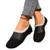 Women's Fleece-Lined Loafer 2025 Winter New Arrival Vintage-Style Round-Toe Soft-Sole Soft Leather Slip-On Warm Cotton Boots