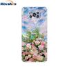 Flower Phone Case For Xiaom Poco X3 NFC Cute Heart Cartoon Funda For Poco X3 Pro Soft TPU Cover For Poco X3 NFC PocoX3 Pro Shell