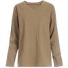 Shop   Women Basic V Neck Slub CoTTon Long sleeVe T shirT minT Dai Wsh 1056