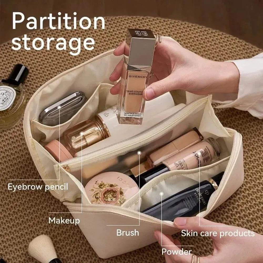 Kit de almacenamiento de cosméticos, neceser de viaje de gran capacidad, bolsa de maquillaje Ins Advanced Sense, bolsa de almacenamiento de cosméticos portátil