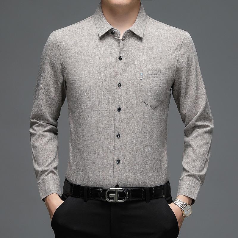Men's Long Sleeve Shirt Business Casual Men's Shirt