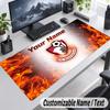Custom Name Text Mouse Pad Bournemouth Football Personalized Desk Pad For Work And Gaming