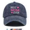 pc pcs Unisex Vintage BEST MOM EVER Trucker Hat Suitable for Outdoor Sports QuickDry Breathable with Buckle Closure Light